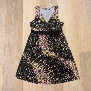 Women's Size M Floral Sleeveless Casual Dress